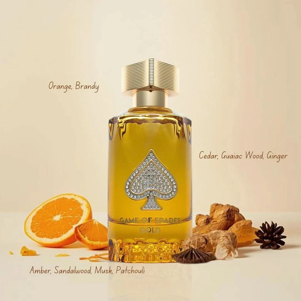 Jo Milano Game of Spades Gold Parfum 3.0oz