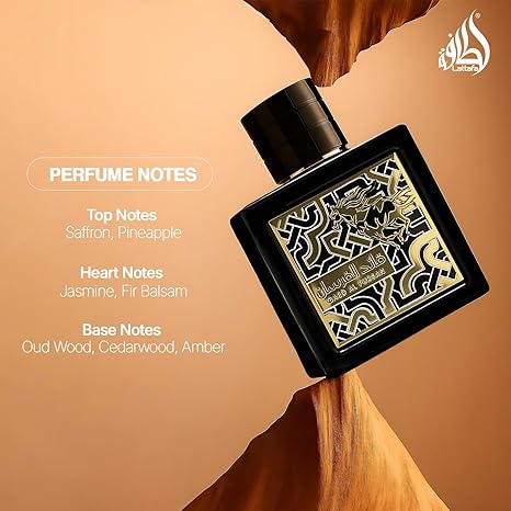 LATTAFA Qaed Al Fursan Eau De Parfum, 3.04 oz