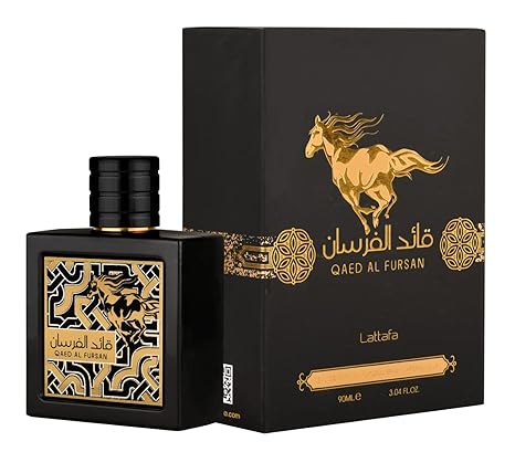 LATTAFA Qaed Al Fursan Eau De Parfum, 3.04 oz